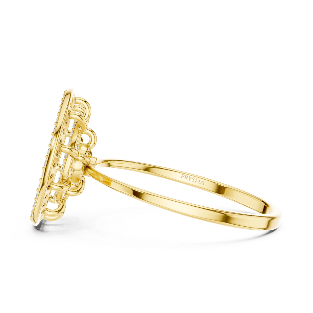 Celestial Halo Diamond Ring