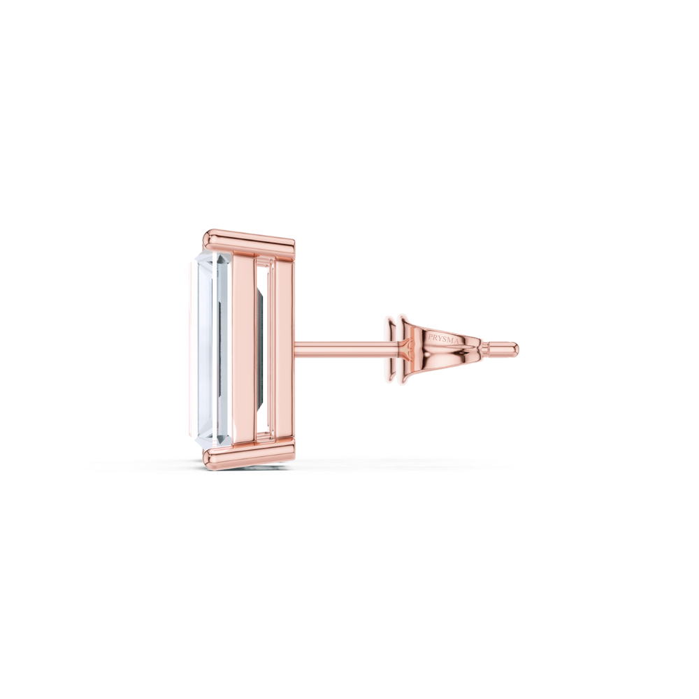 Luxe Baguette Diamond Studs