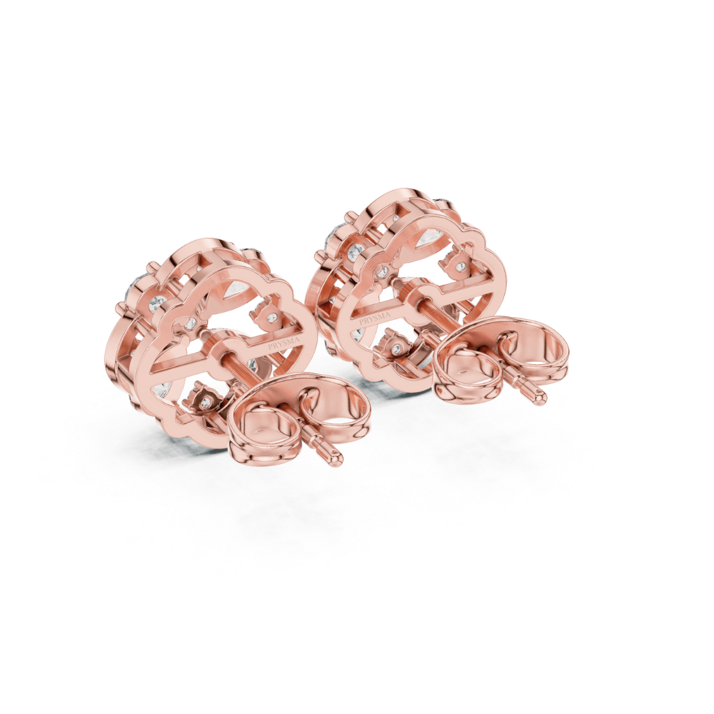 Teardrop Harmony Diamond Studs
