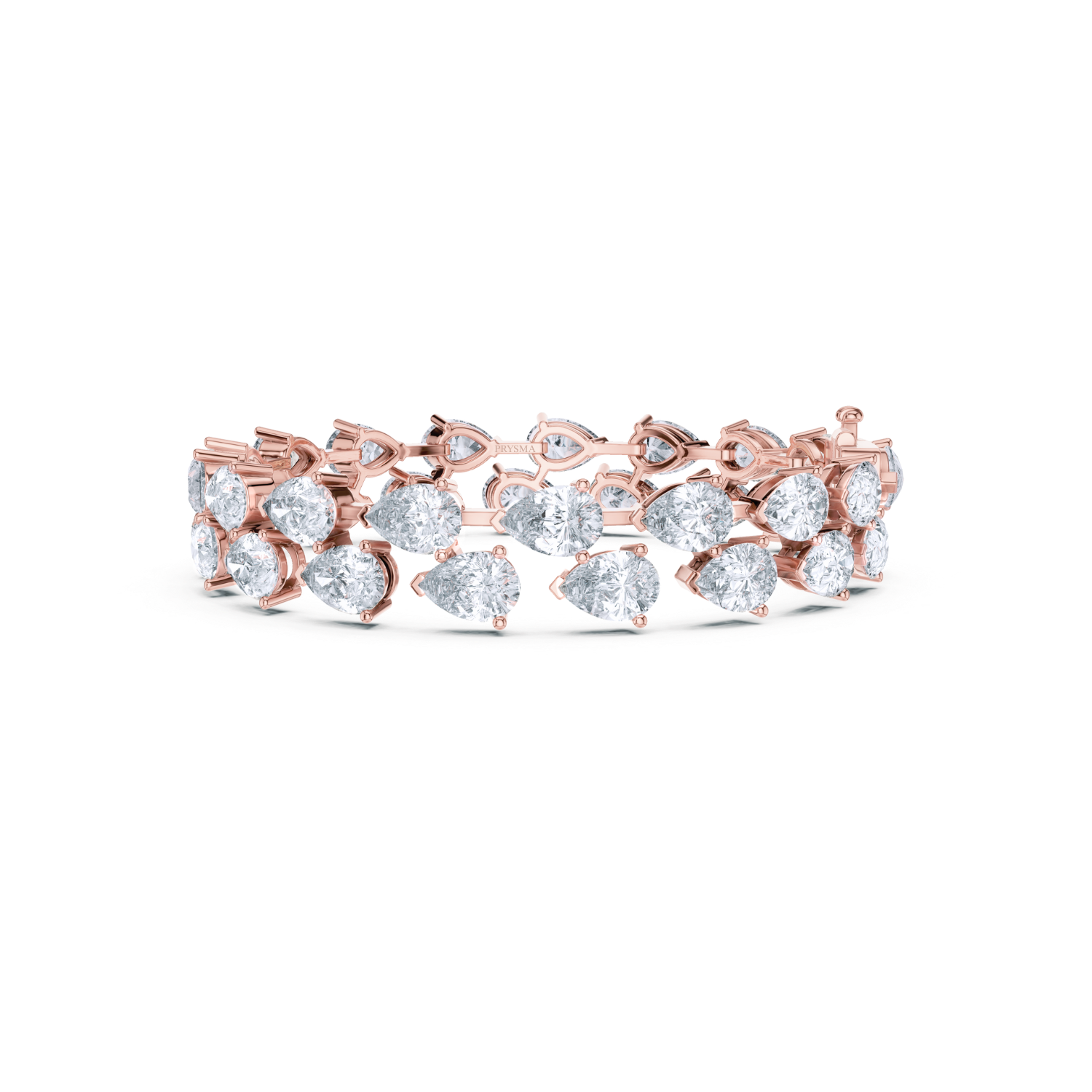 Luxe Pear Diamond Eternity Bracelet