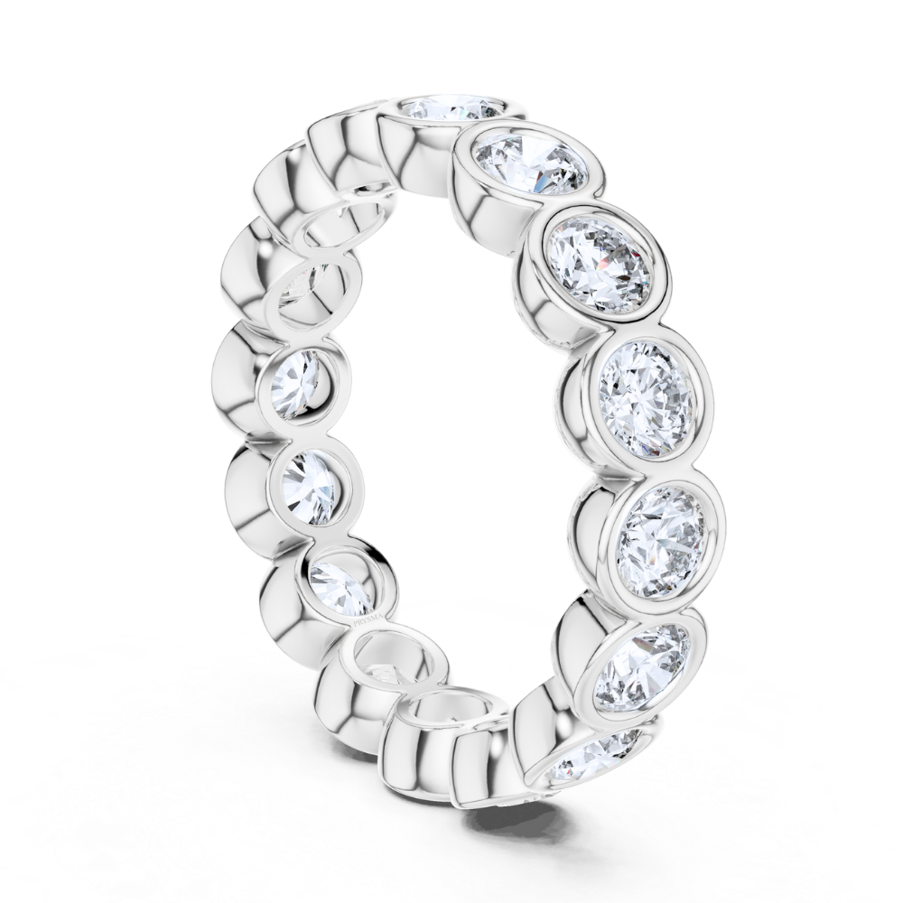Bezel Elegance Diamond Eternity Ring