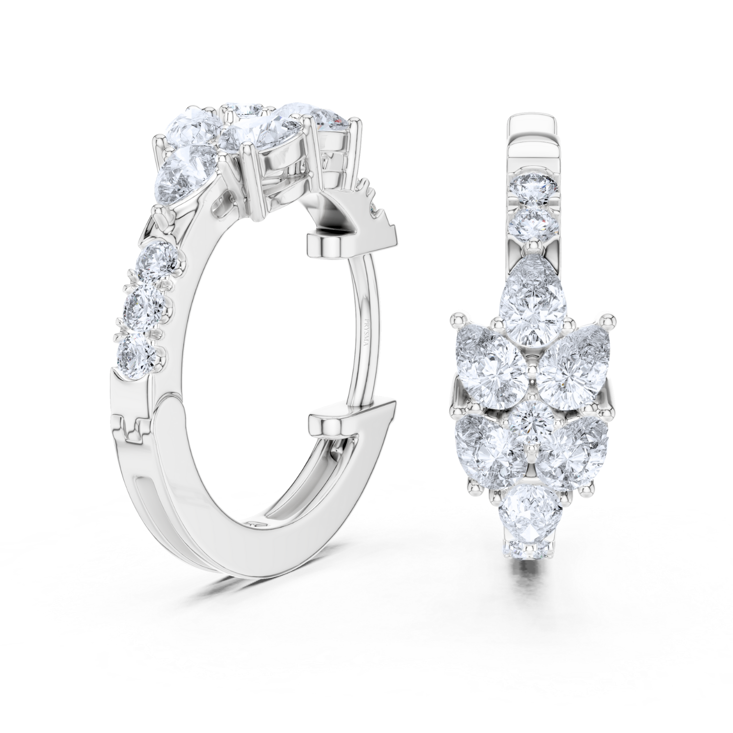 Radiant Bloom Hoop Earrings