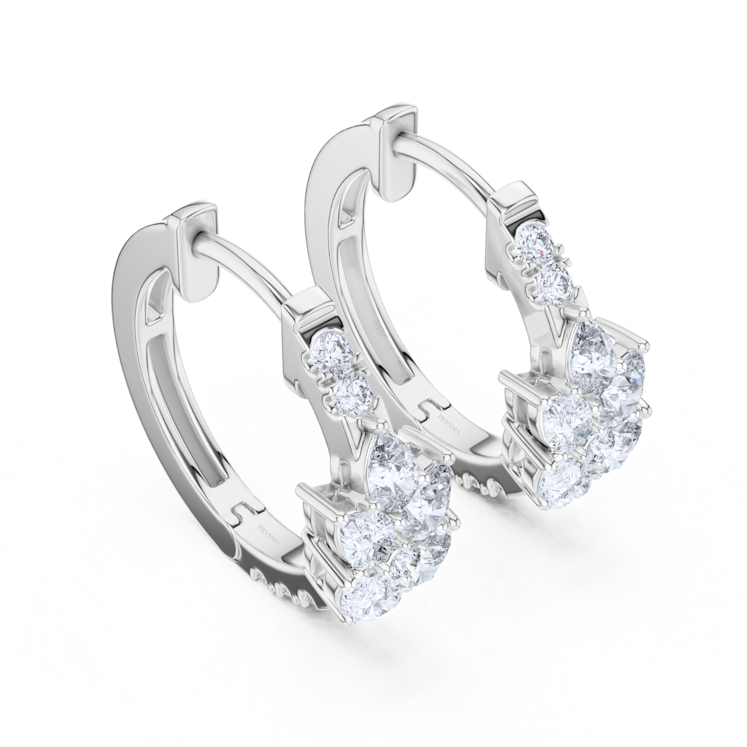 Radiant Bloom Hoop Earrings
