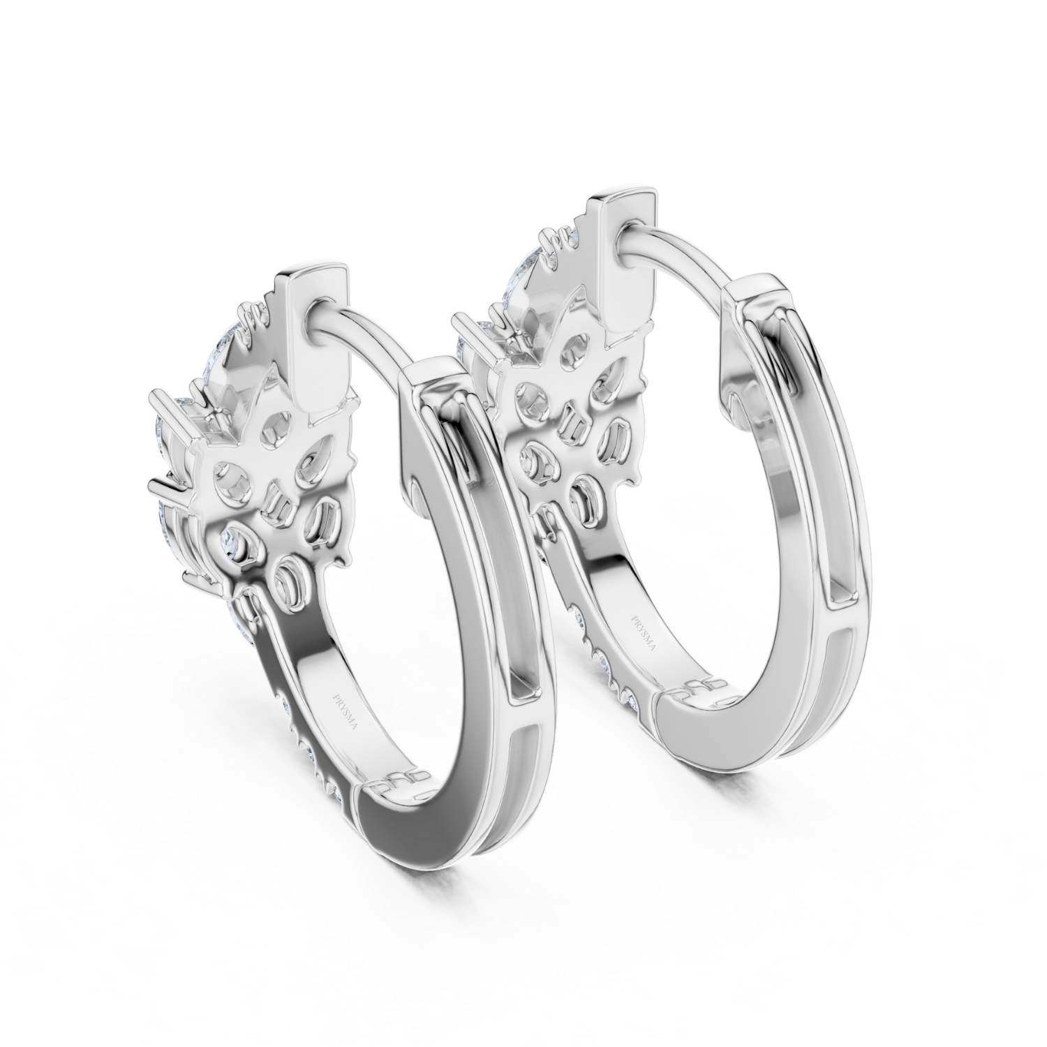 Radiant Bloom Hoop Earrings