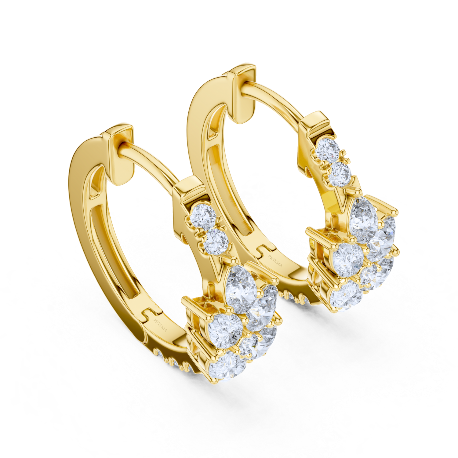 Radiant Bloom Hoop Earrings