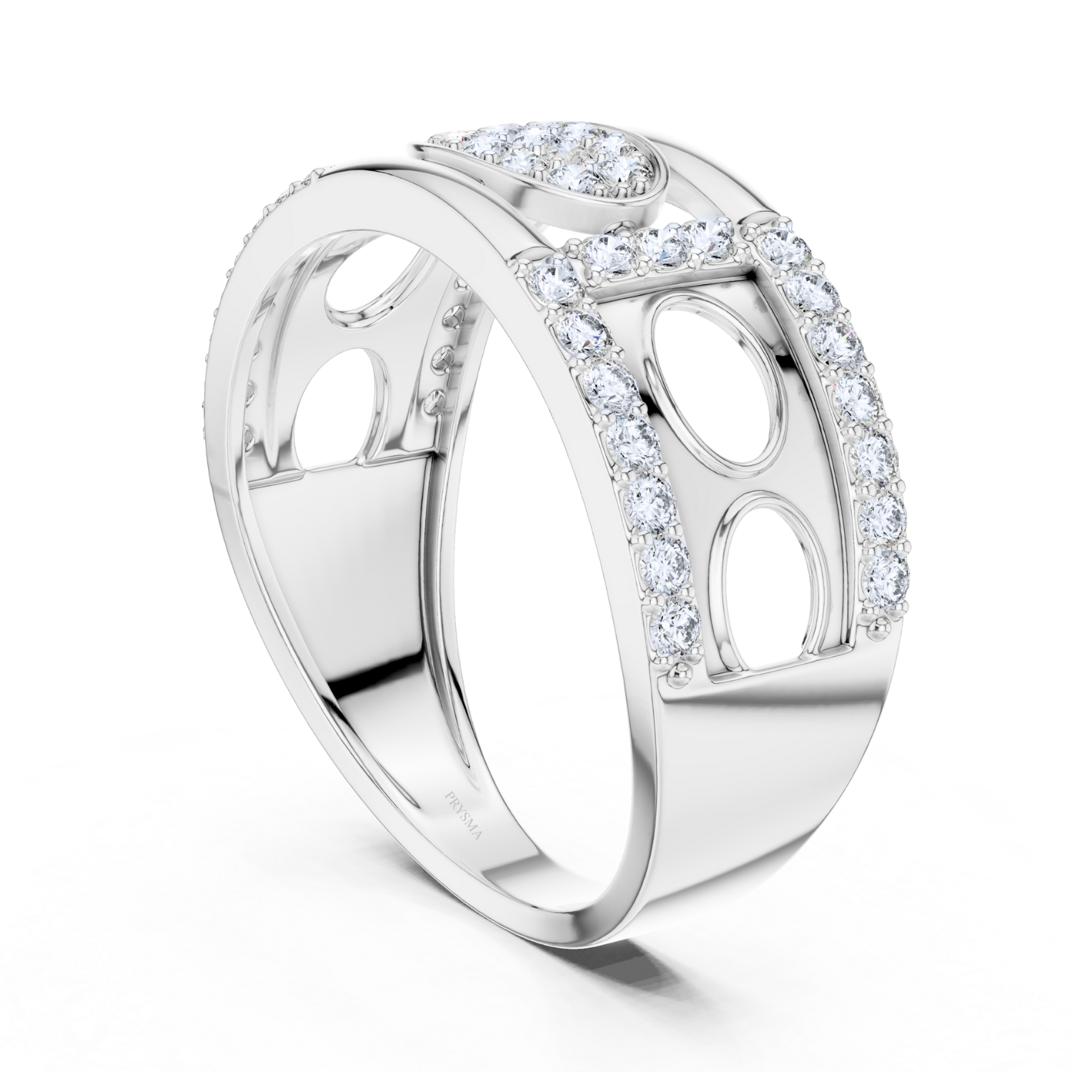 Round Diamond Band