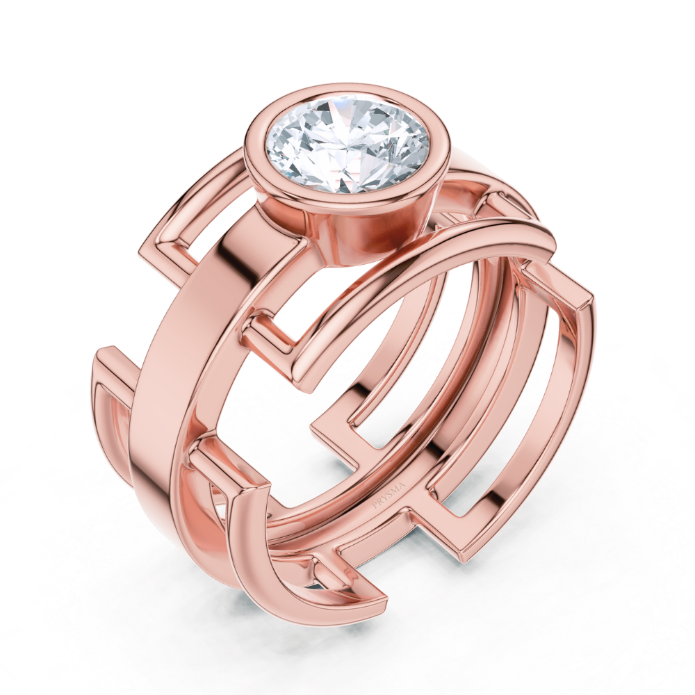 Axis Bold Solitaire Ring