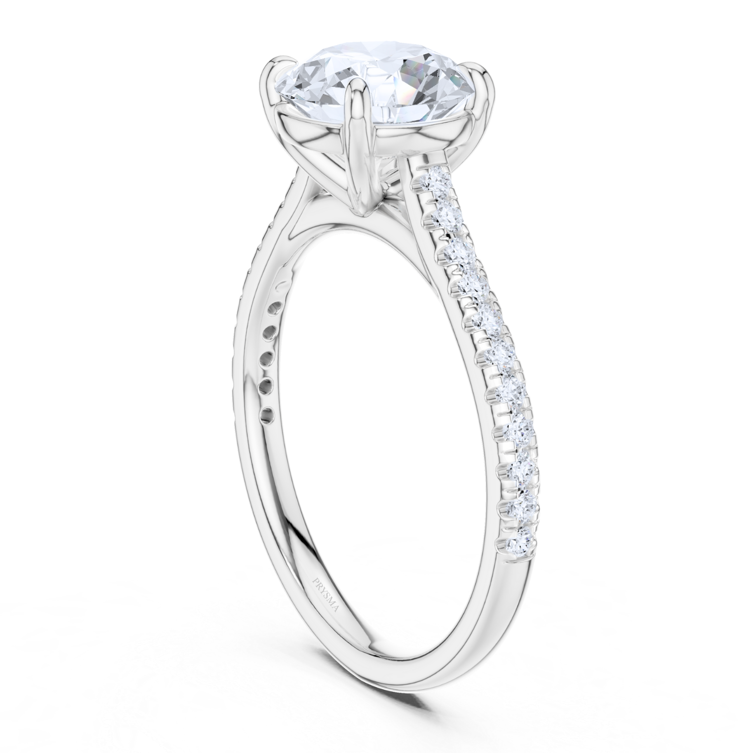 Eternal Sparkle Round-Cut Diamond Ring