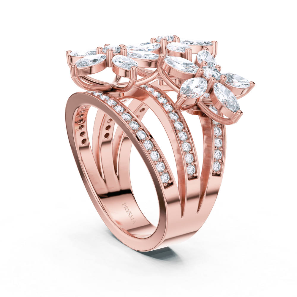 Celestia Bloom Diamond Ring