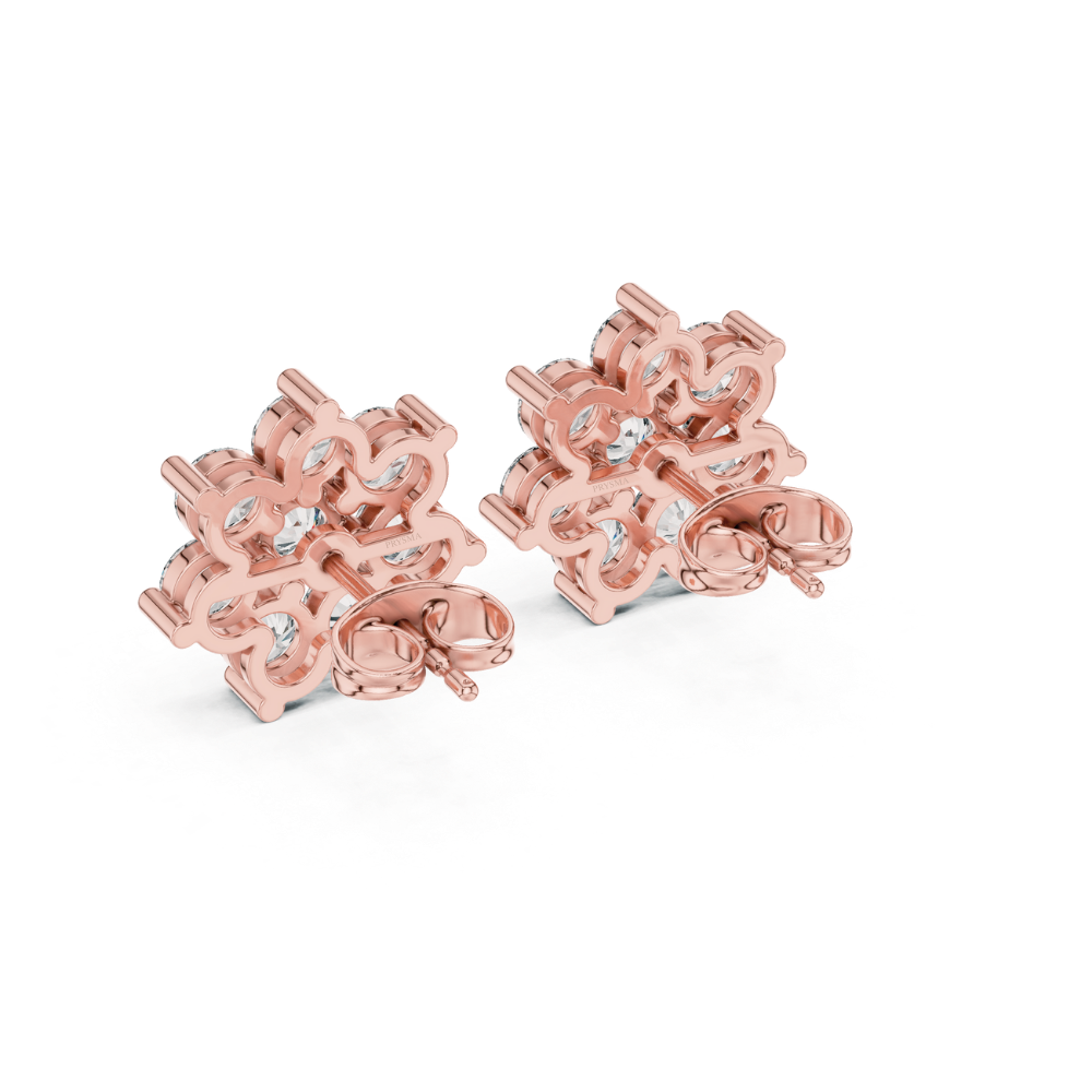 Celestial Cluster Diamond Studs