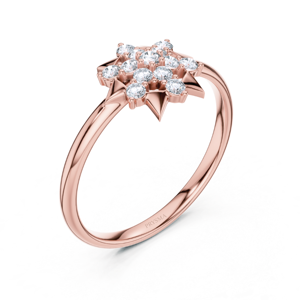 Royal Starburst Cluster Ring