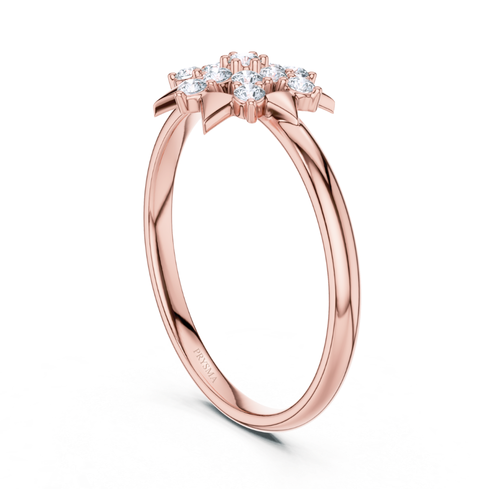 Royal Starburst Cluster Ring