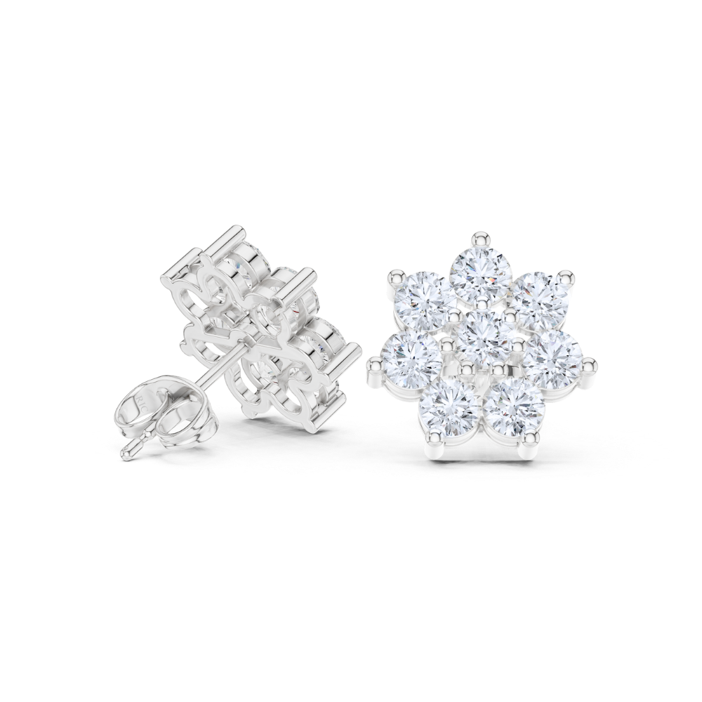 Celestial Cluster Diamond Studs