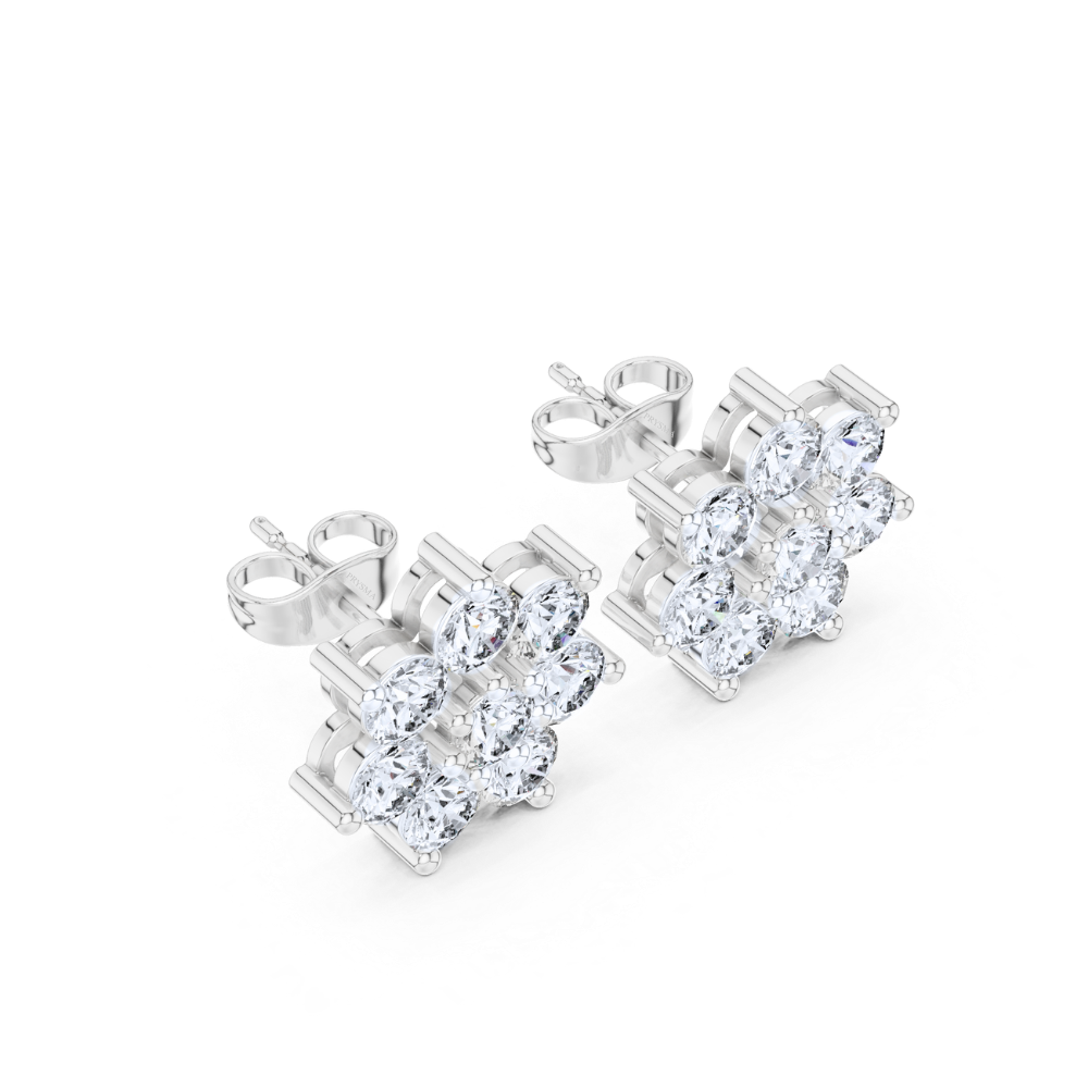 Celestial Cluster Diamond Studs