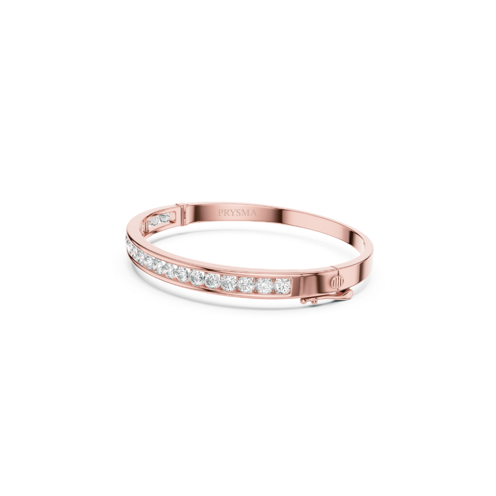 Radiant Channel-Set Diamond Bracelet