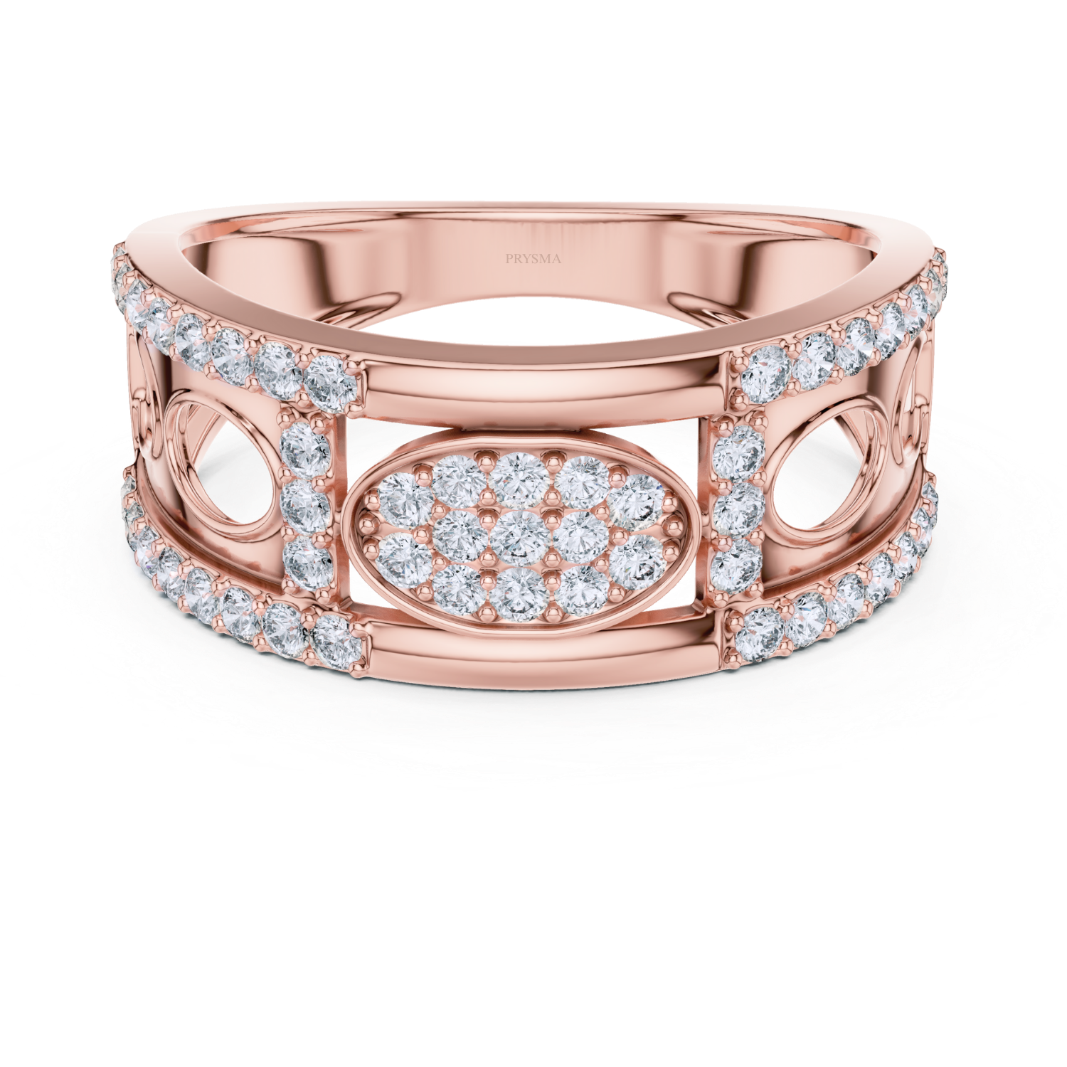 Round Diamond Band