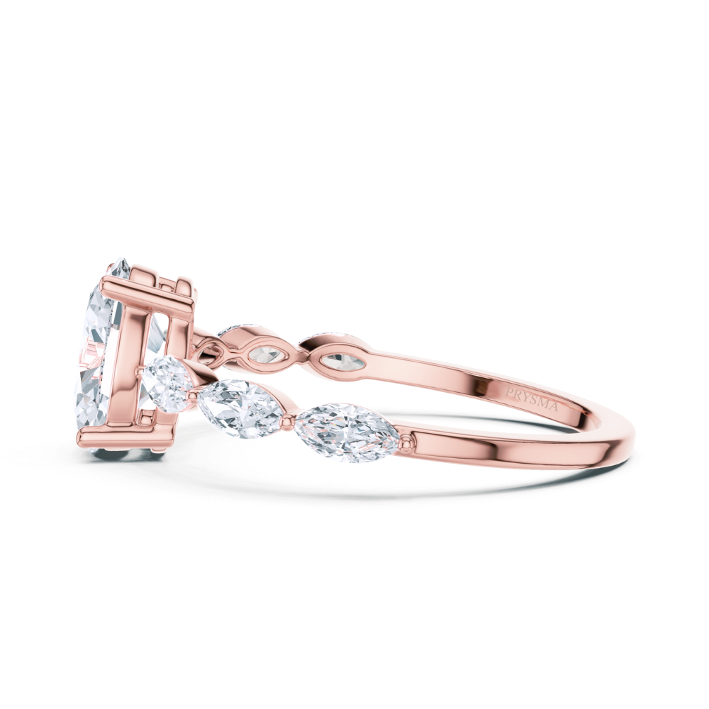 Marquise Whisper Oval Ring