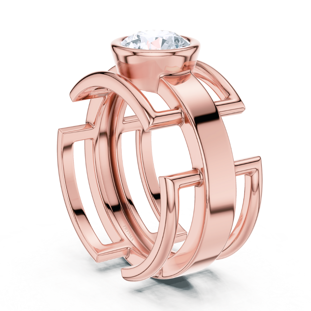 Axis Bold Solitaire Ring