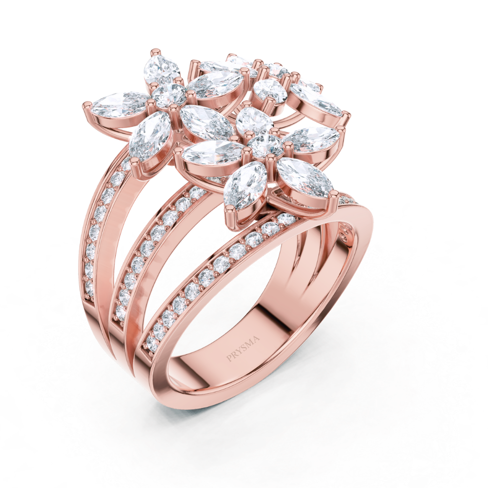 Celestia Bloom Diamond Ring