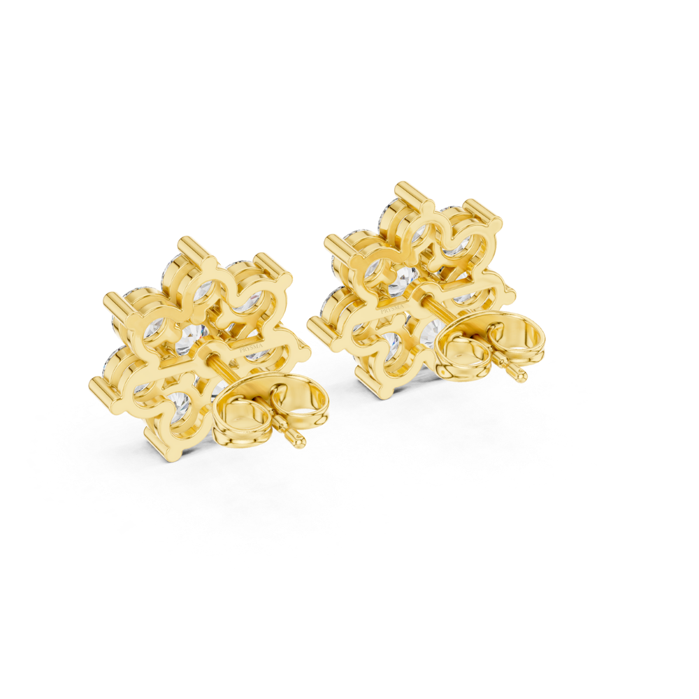 Celestial Cluster Diamond Studs