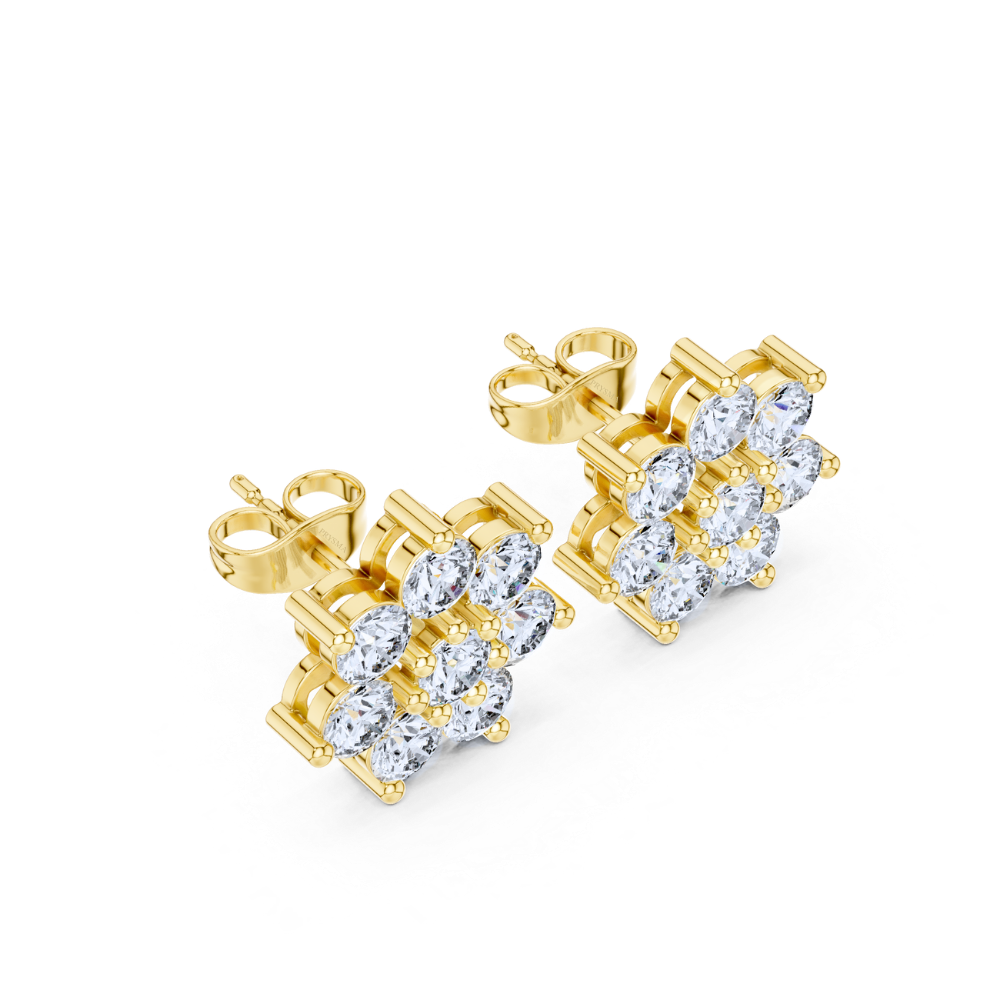 Celestial Cluster Diamond Studs