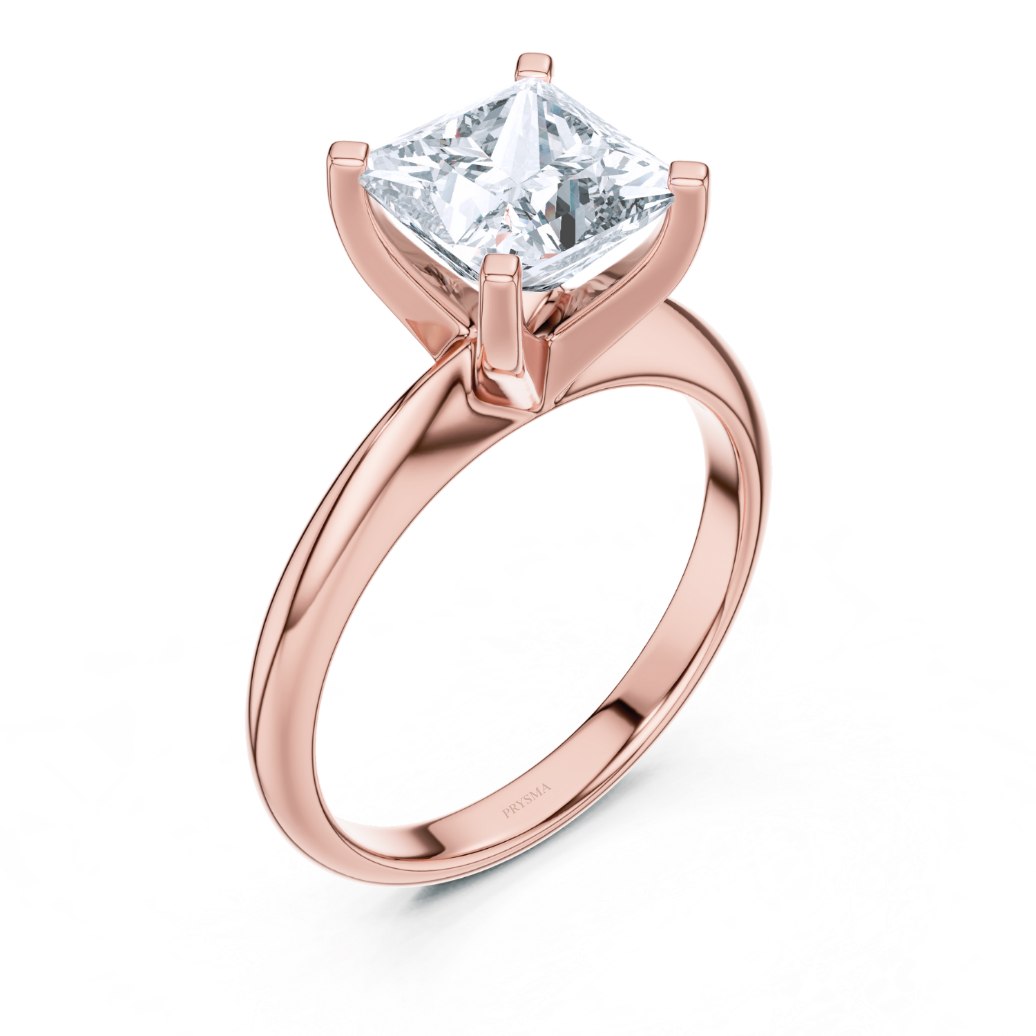 Royal Radiance Princess Solitaire Ring