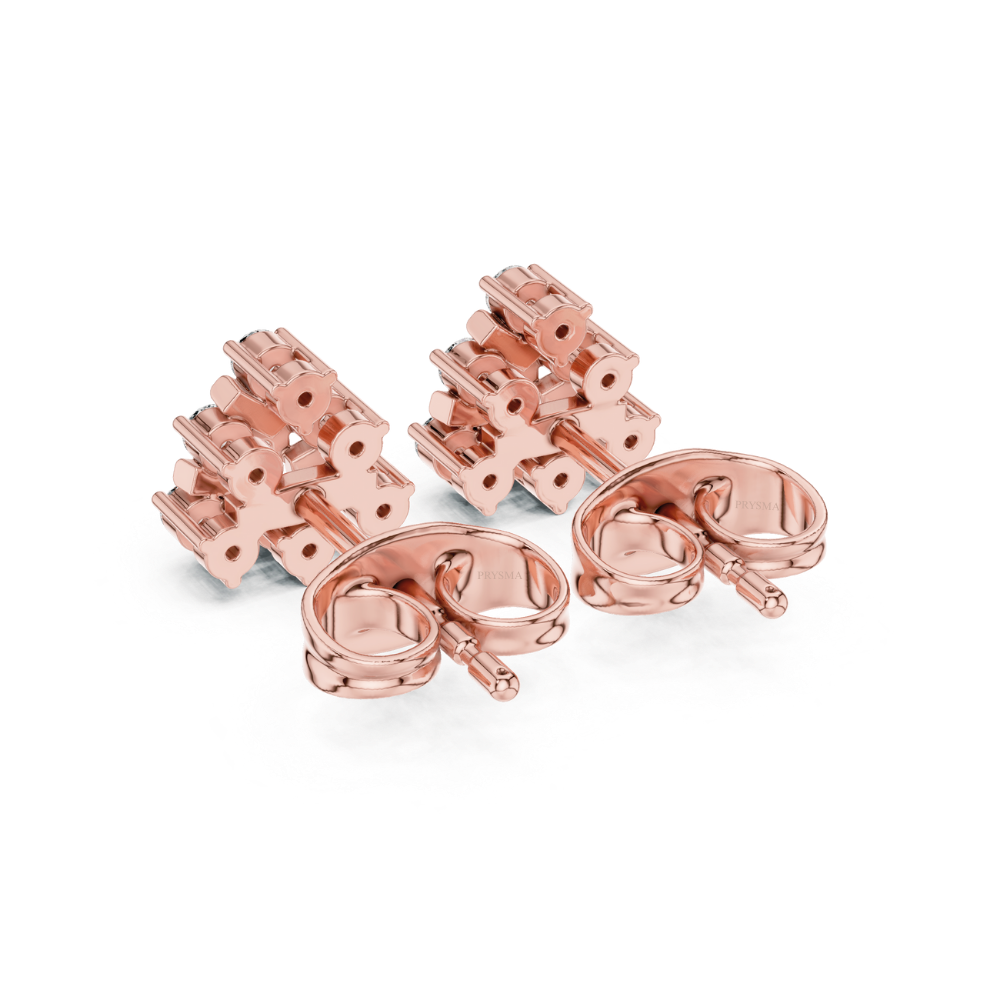Aurora Snowflake Diamond Studs