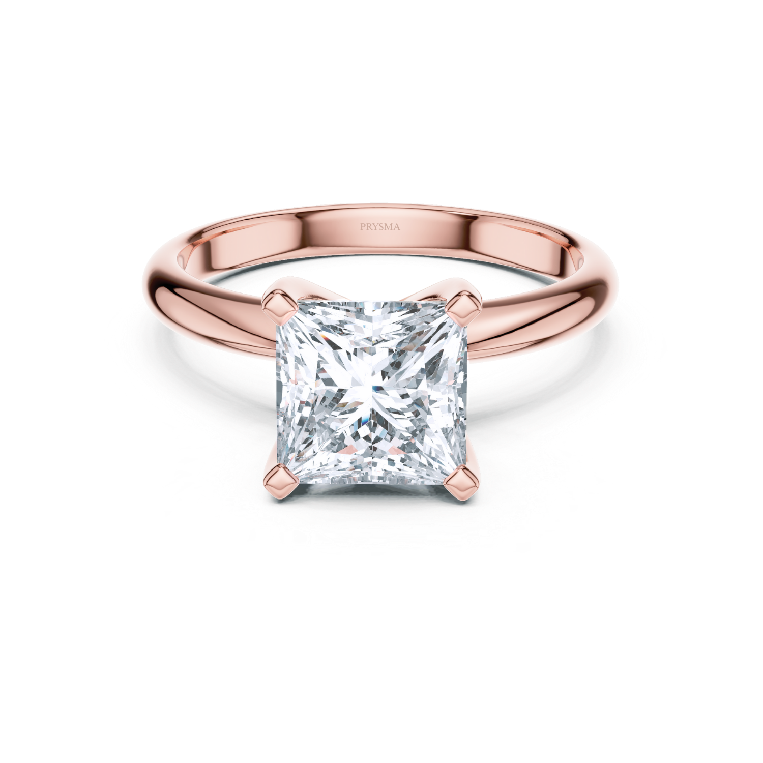 Royal Radiance Princess Solitaire Ring