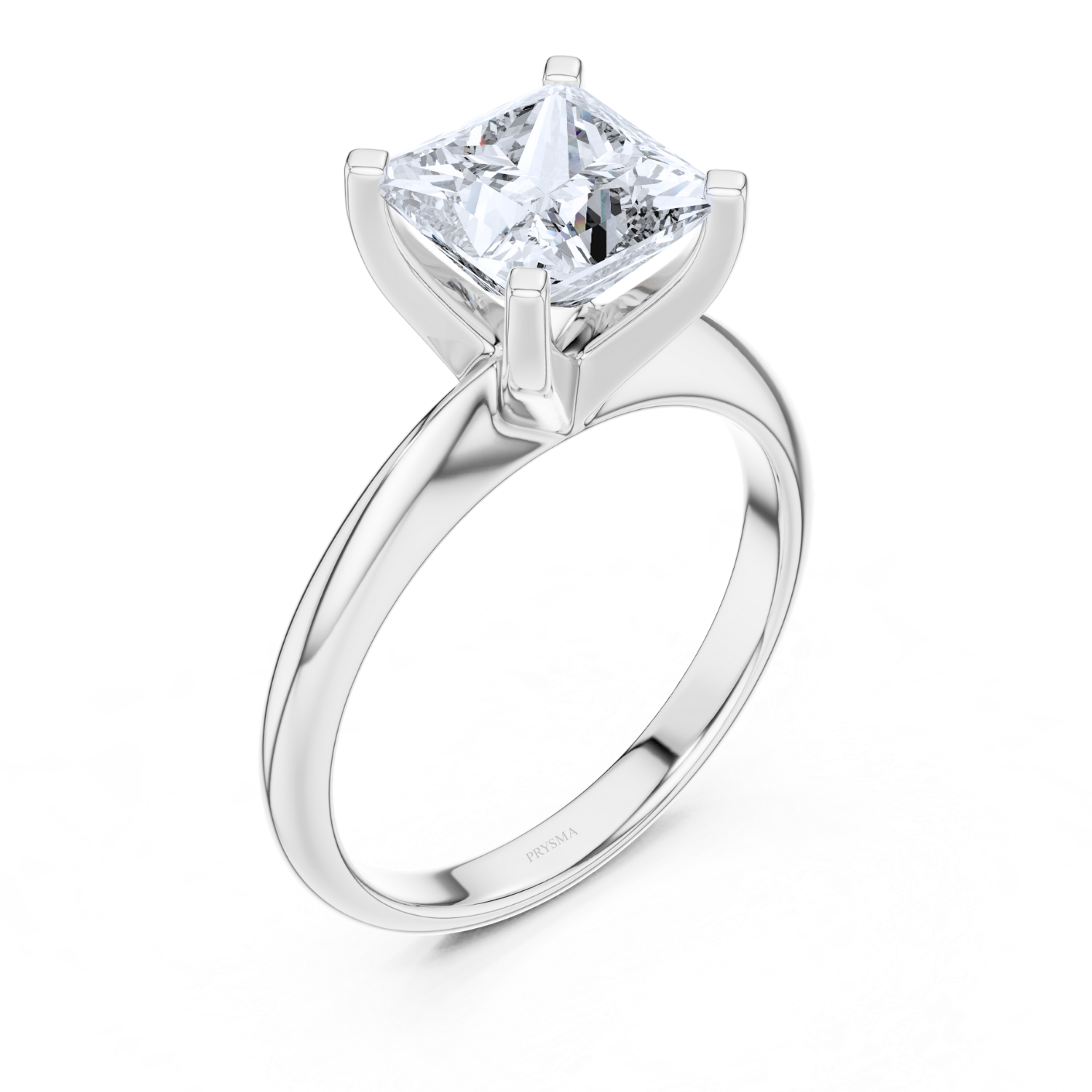 Royal Radiance Princess Solitaire Ring