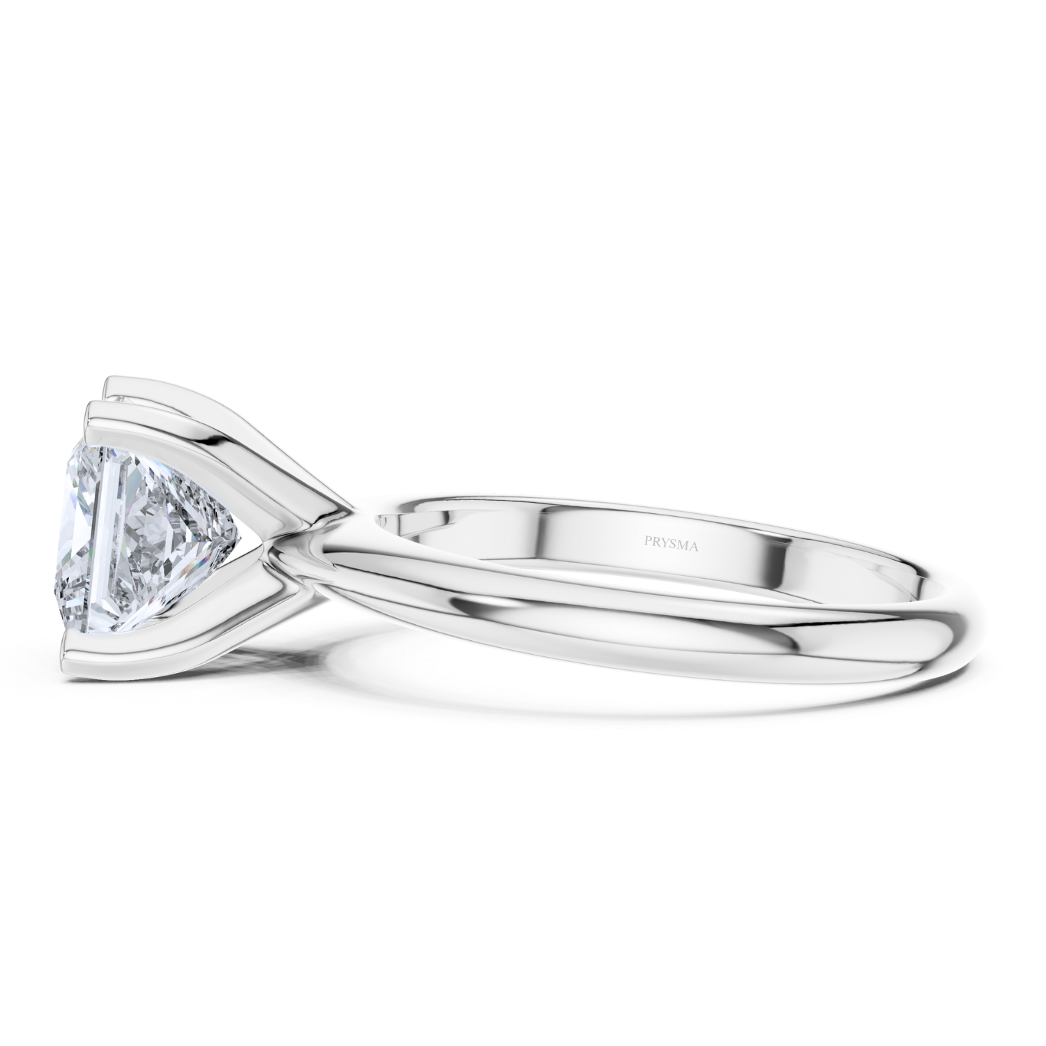 Royal Radiance Princess Solitaire Ring