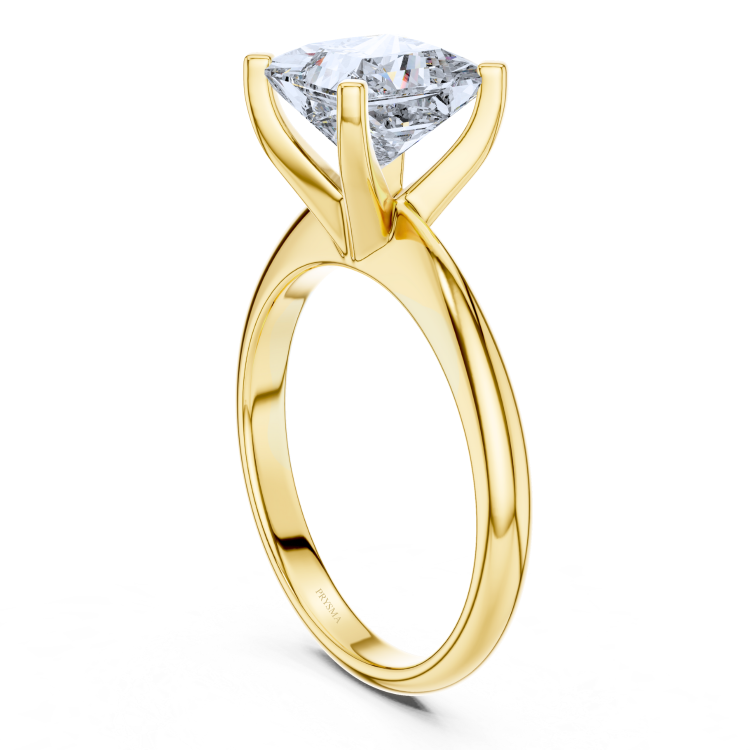 Royal Radiance Princess Solitaire Ring
