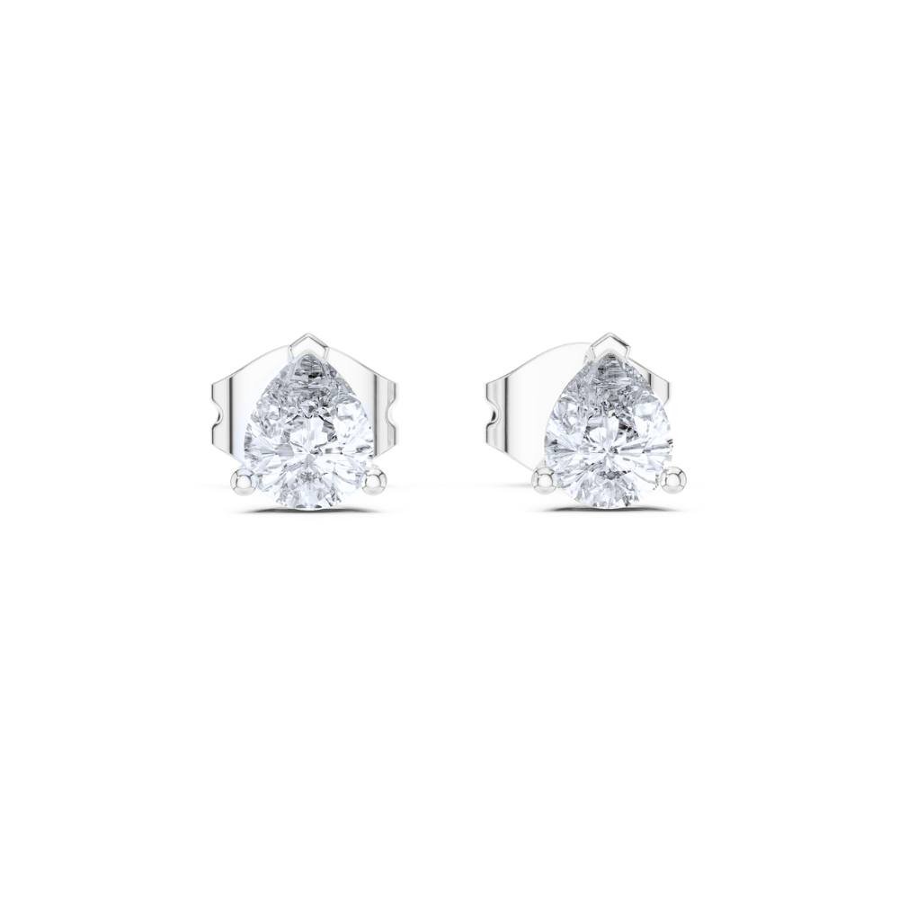 Minimal Teardrop-Inspired Stud Earrings