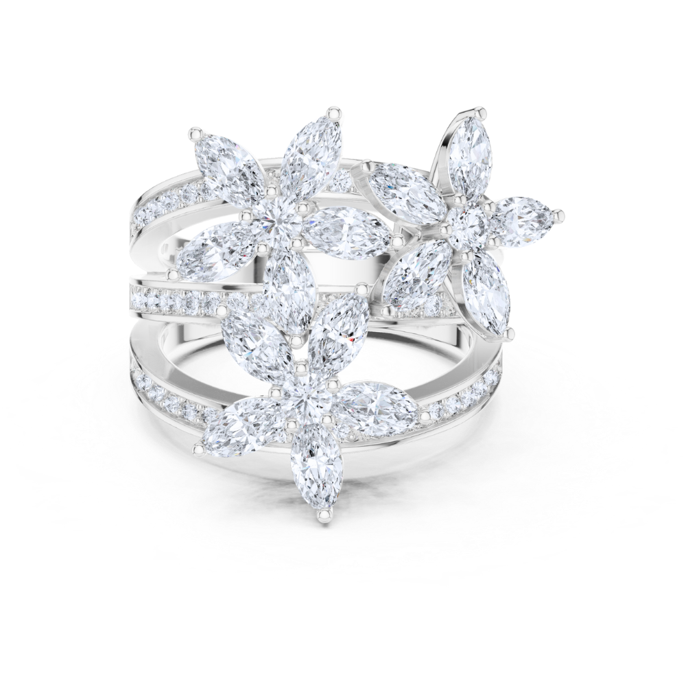 Celestia Bloom Diamond Ring