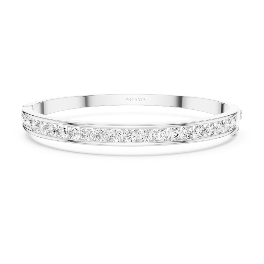 Radiant Channel-Set Diamond Bracelet