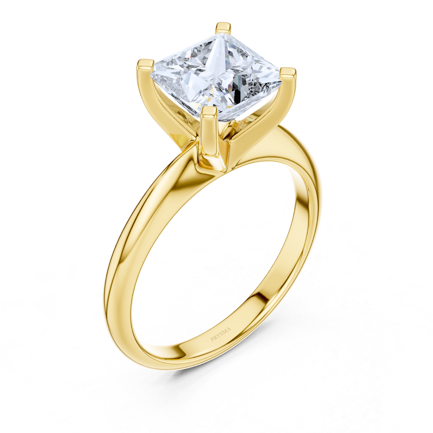 Royal Radiance Princess Solitaire Ring