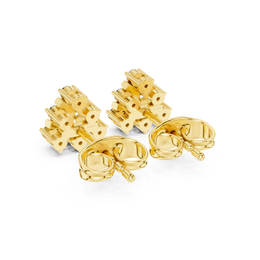 Aurora Snowflake Diamond Studs