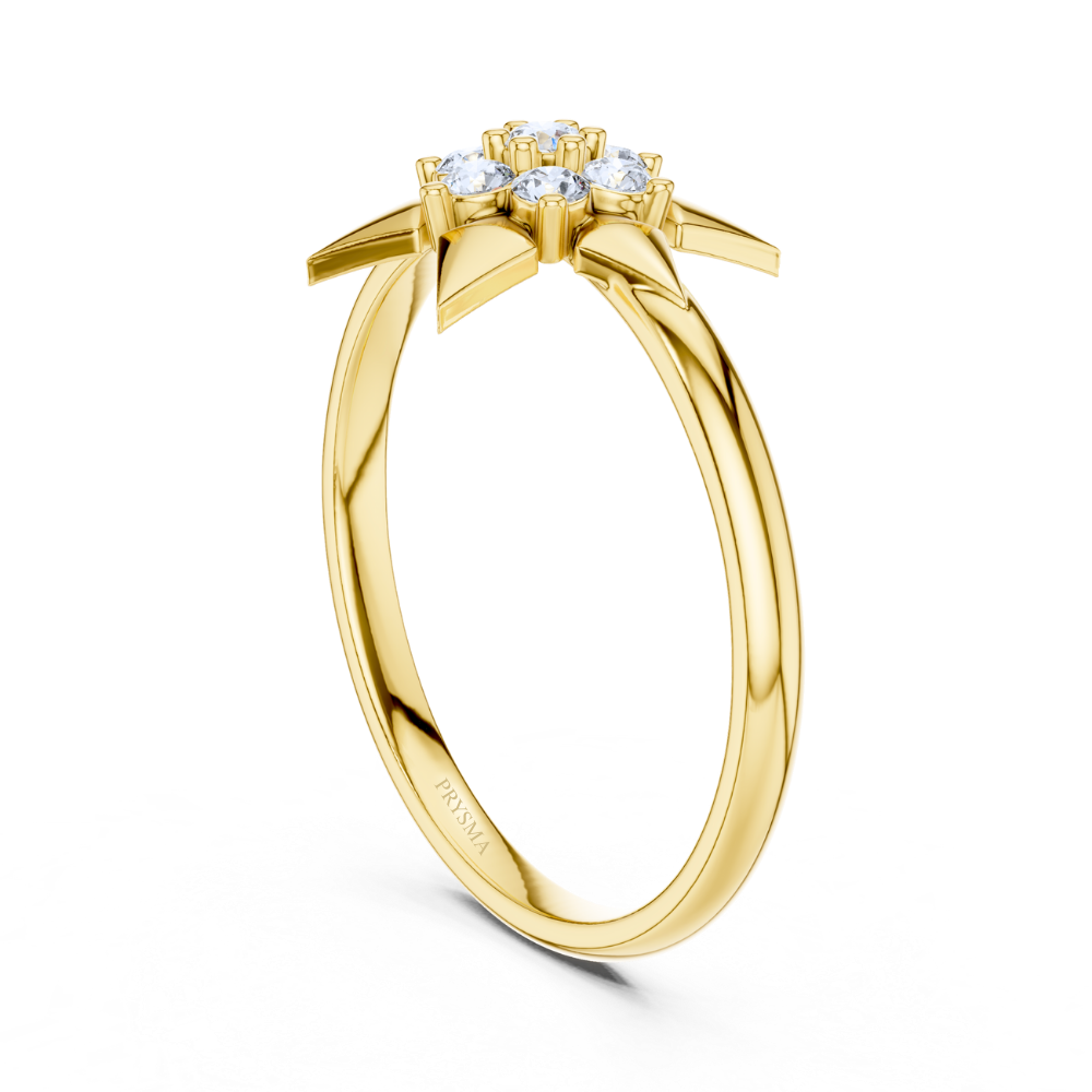 Celestial Radiance Star Ring