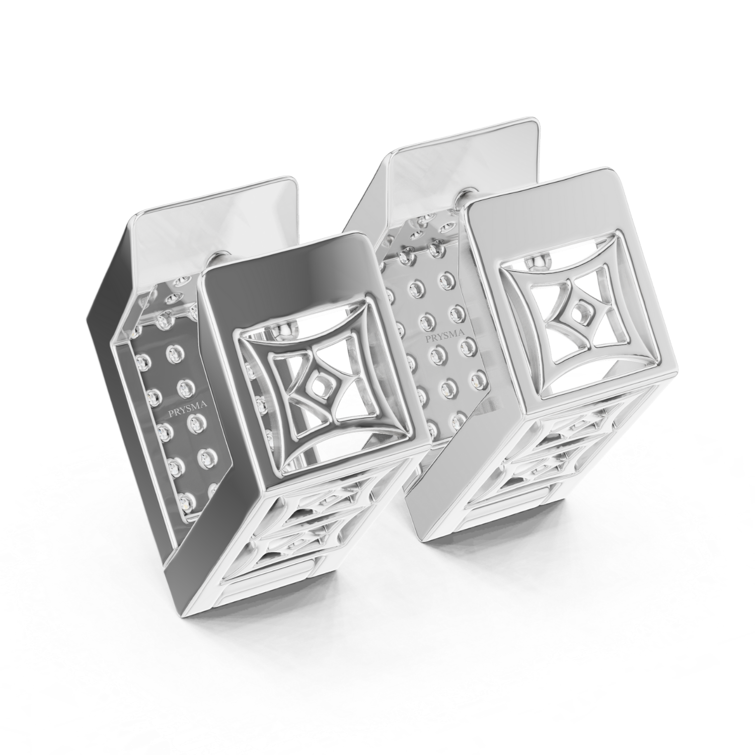 Pave-Set Diamond Huggie Earrings