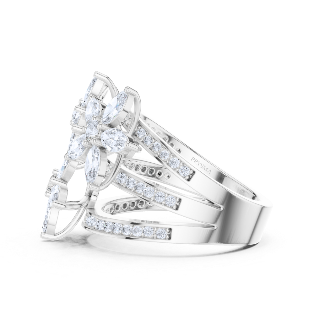 Celestia Bloom Diamond Ring