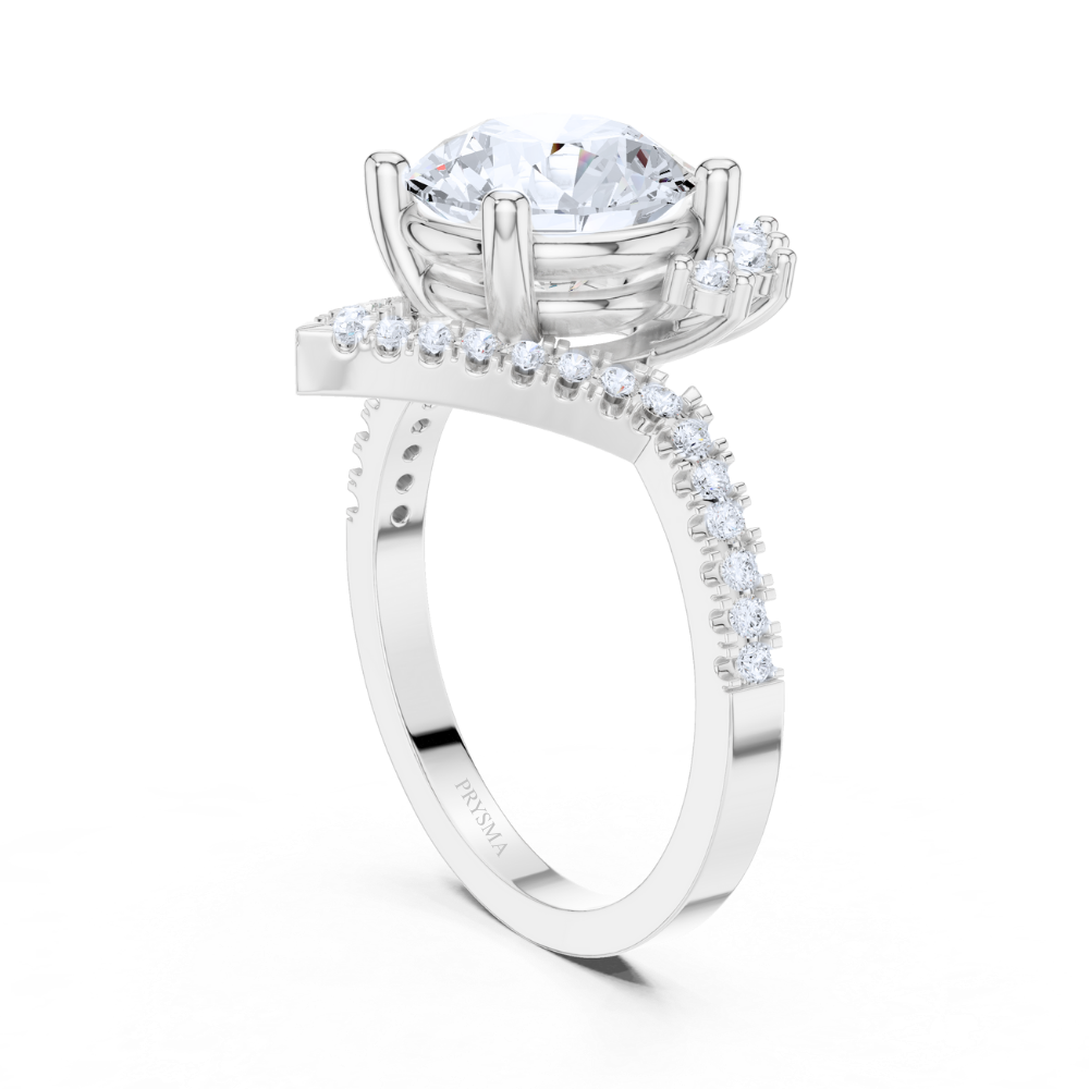 Radiant Crown Diamond Ring