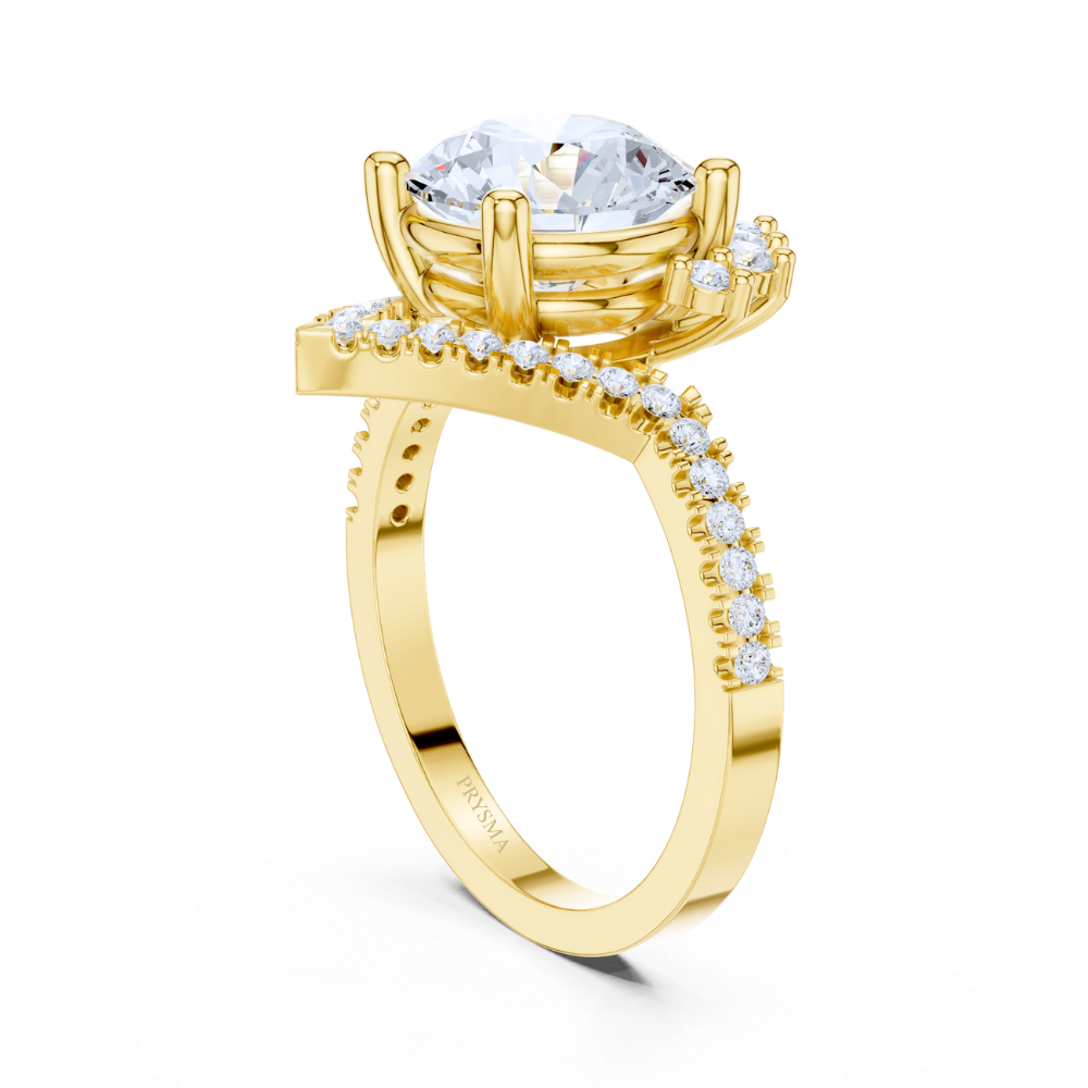 Radiant Crown Diamond Ring