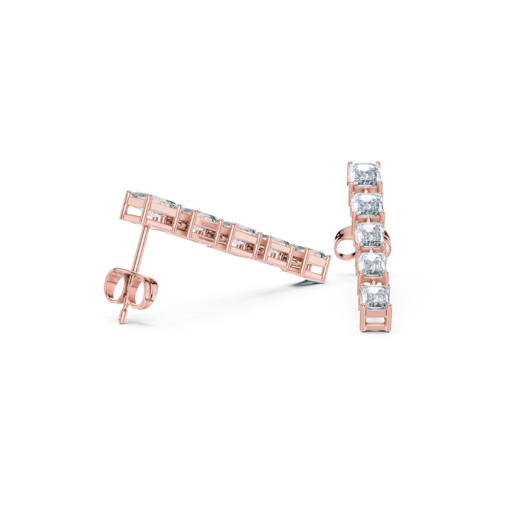 Golden Grace Linear Drop Earrings