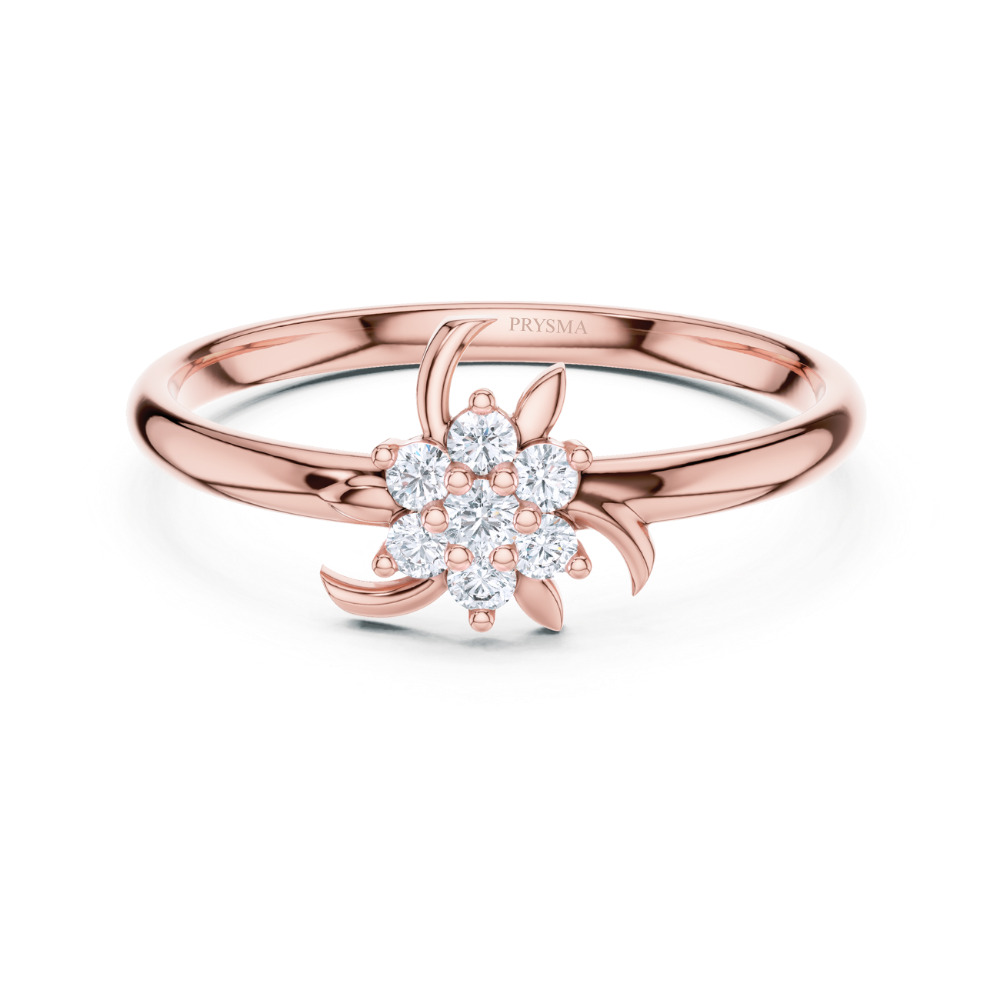 Twilight Petal Diamond Ring