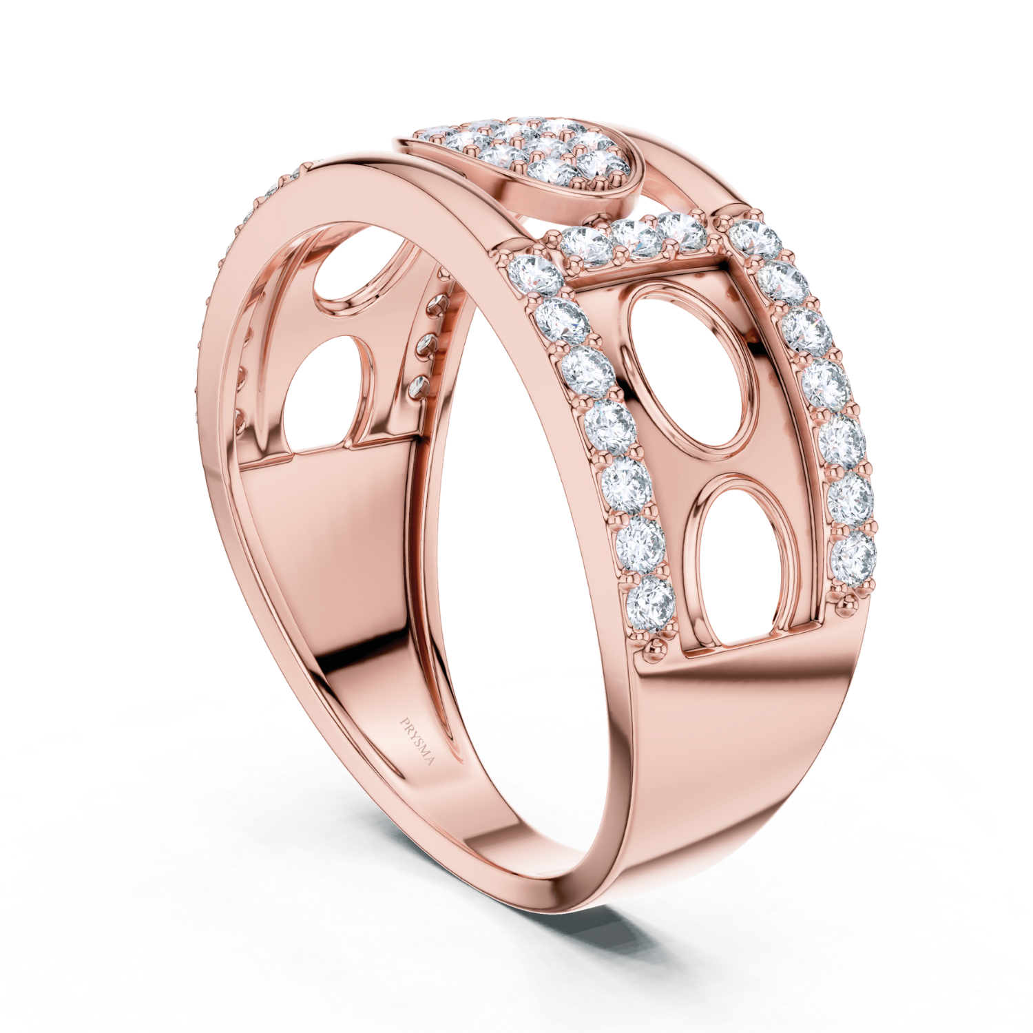 Round Diamond Band