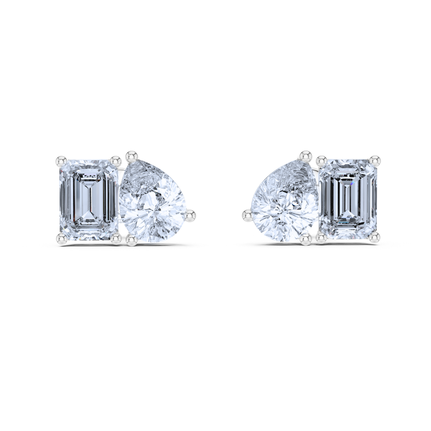 Radiant Harmony Diamond Studs