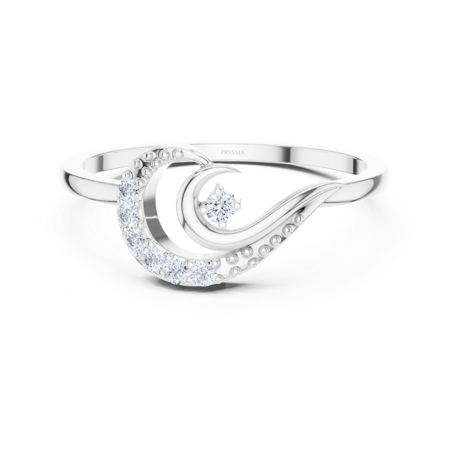Elegant Twist Solitaire Diamond Ring
