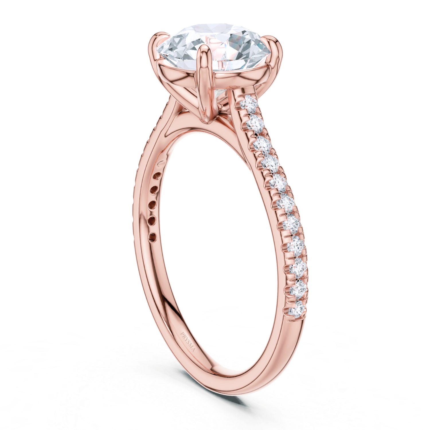 Eternal Sparkle Round-Cut Diamond Ring