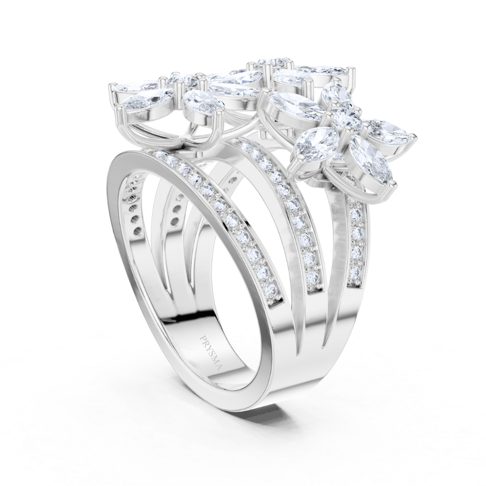 Celestia Bloom Diamond Ring