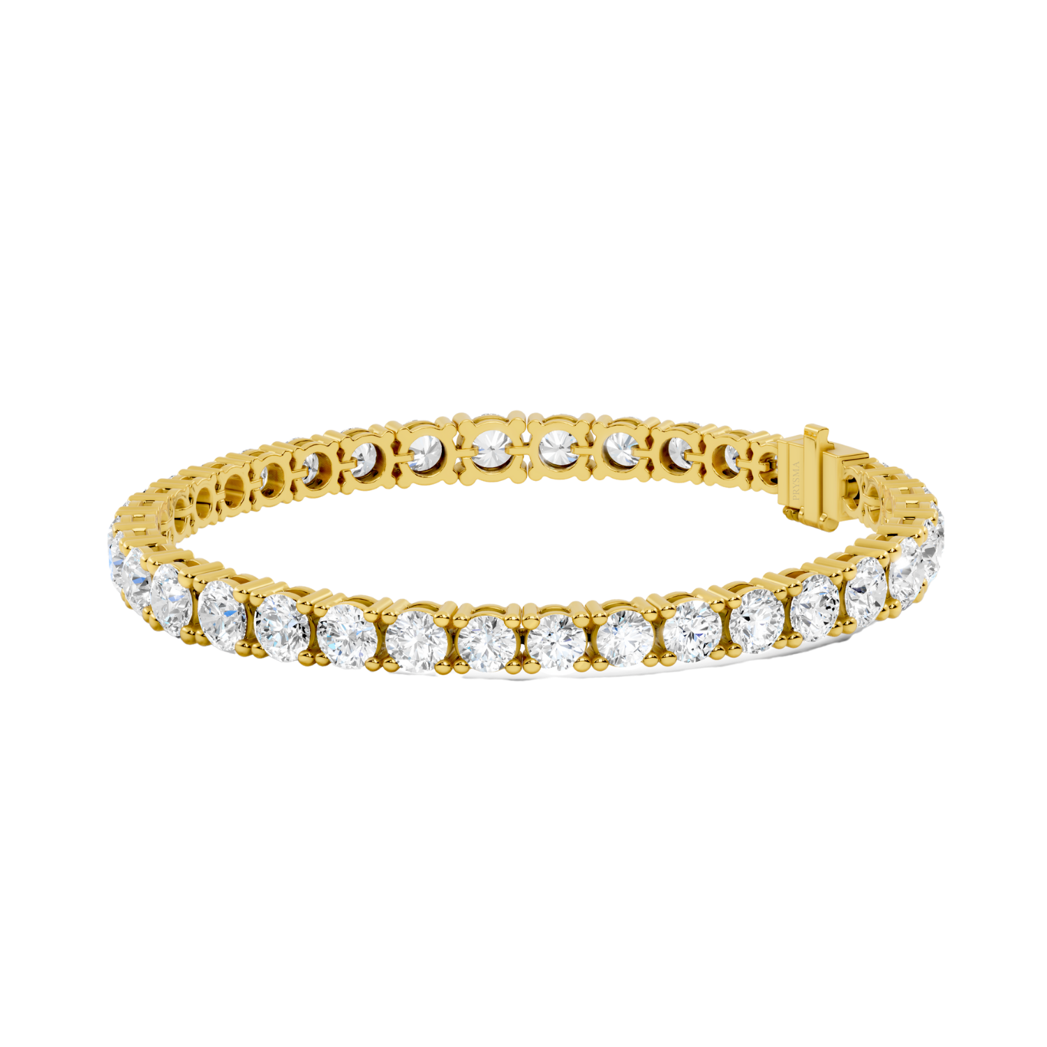 Classic Round-Cut Diamond Tennis Bracelet