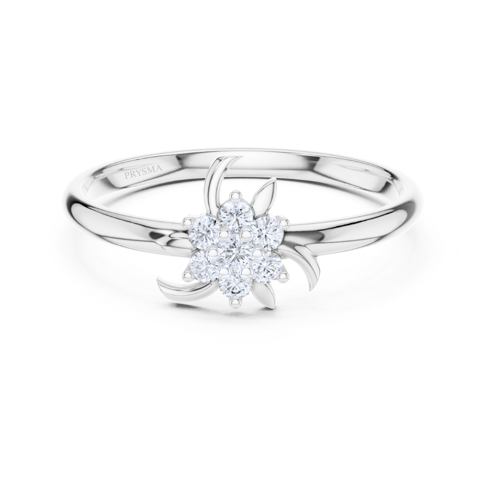 Twilight Petal Diamond Ring